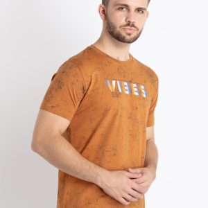 Mens Printed Round Neck T-Shirt