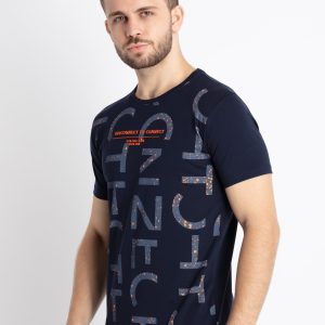 Mens Printed Round Neck T-Shirt
