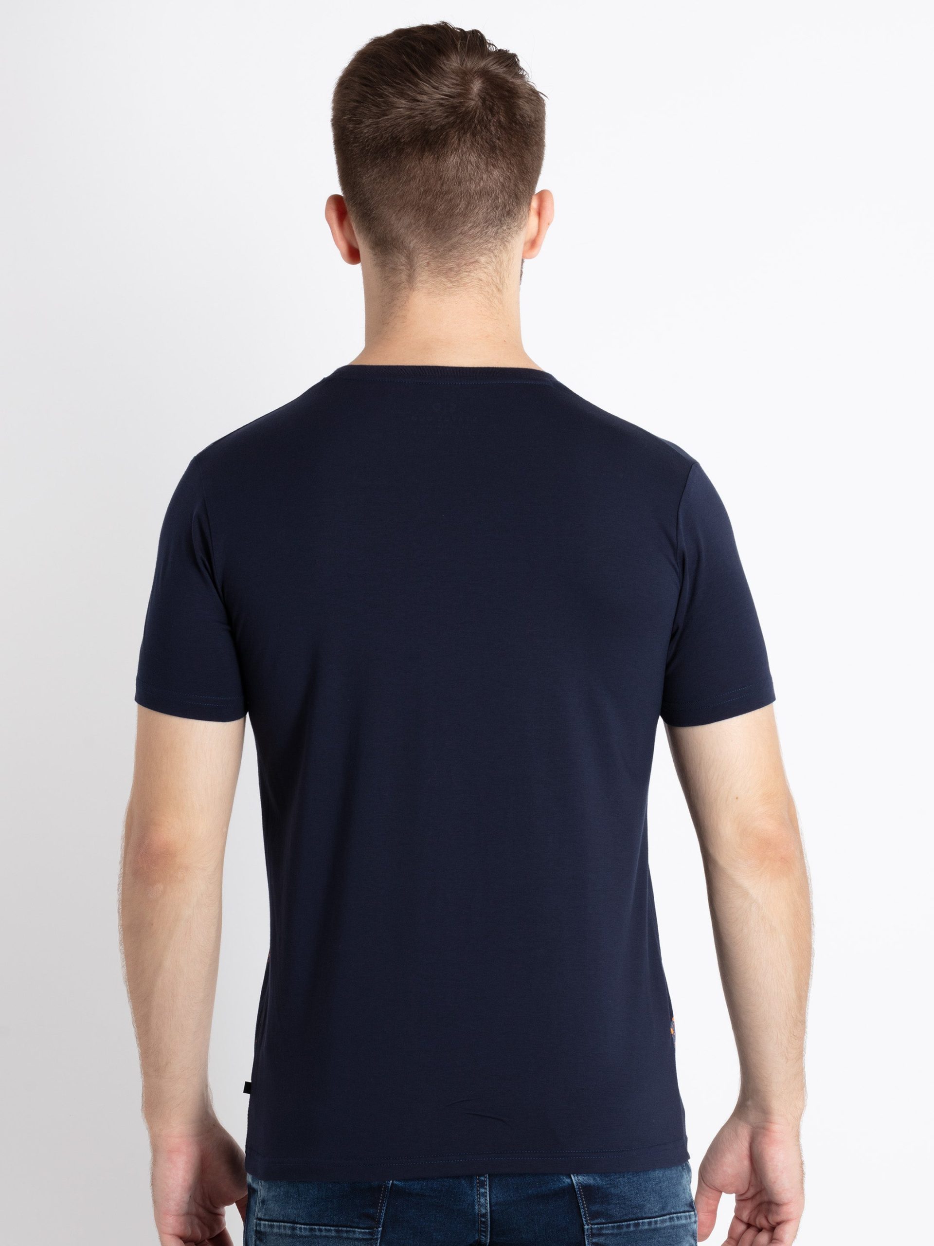 Mens Printed Round Neck T-Shirt