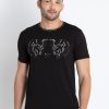 Mens Printed Round Neck T-Shirt