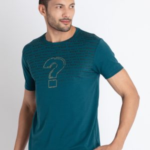 Mens Printed Round Neck T-Shirt