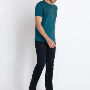 Mens Printed Round Neck T-Shirt