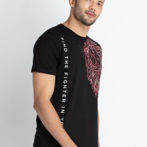 Mens Printed Round Neck T-Shirt