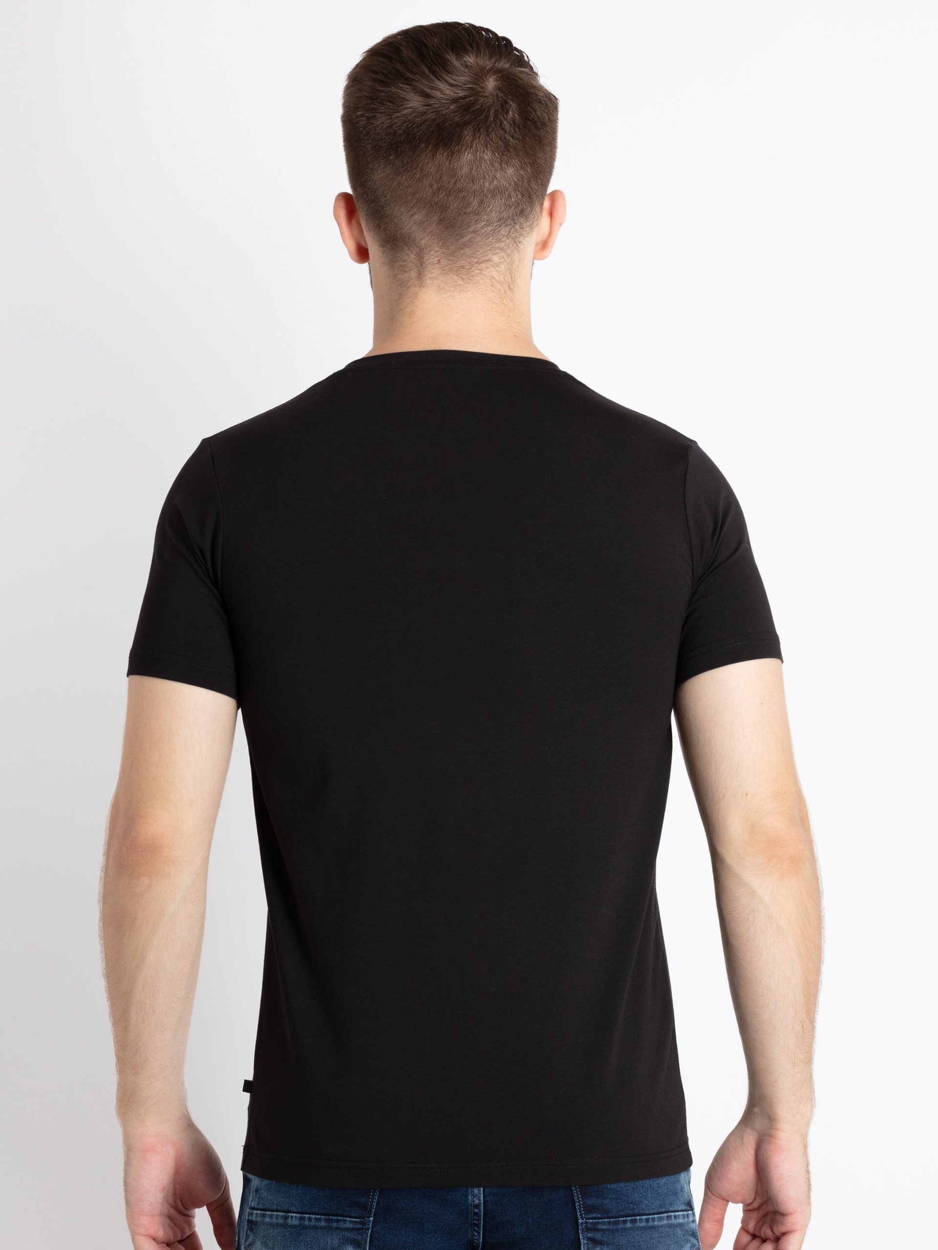 Mens Printed Round Neck T-Shirt