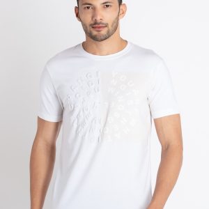Mens Printed Round Neck T-Shirt