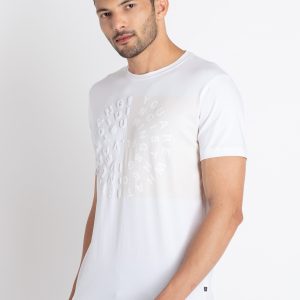 Mens Printed Round Neck T-Shirt