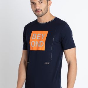 Mens Printed Round Neck T-Shirt