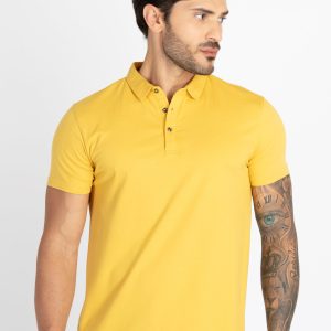 Mens Solid Polo T-Shirt