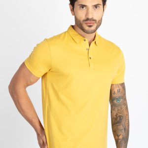 Mens Solid Polo T-Shirt