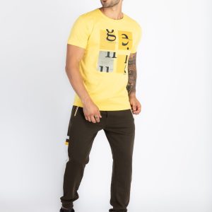 Mens Solid Regular Fit Joggers