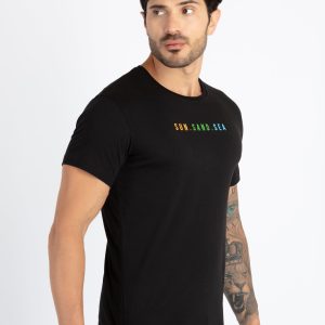 Status Quo Mens Front & Back Printed Round Neck T-Shirt