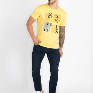 Mens Printed Round Neck T-Shirt