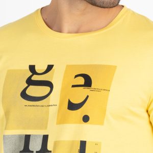 Mens Printed Round Neck T-Shirt