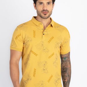 Status Quo Mens All Over Printed Polo T-Shirt