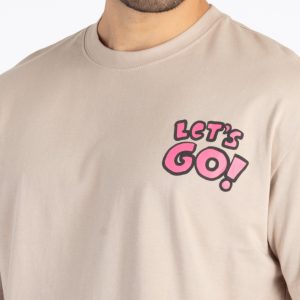 Mens Front & Back Printed Oversized T-Shirt