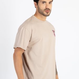 Mens Front & Back Printed Oversized T-Shirt