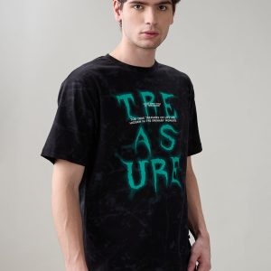 Status Quo Men'S Typography Print Round Neck Regular Fit T-Shirt