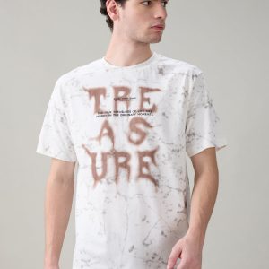 Status Quo Men'S Typography Print Round Neck Regular Fit T-Shirt