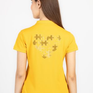 Status Quo Women Chest Printed Round Neck Regular Fit Tshirt