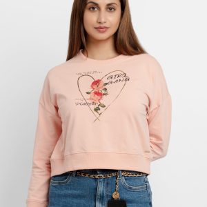 Womens Printed Lightweight Sweatshirt