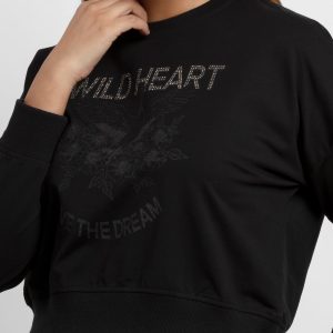 Womens Printed Lightweight Sweatshirt