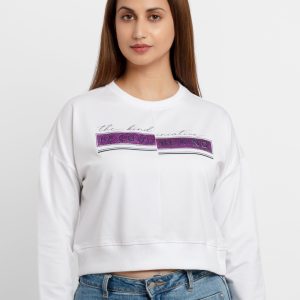 Womens Printed Lightweight Sweatshirt
