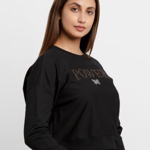 Womens Printed Lightweight Sweatshirt