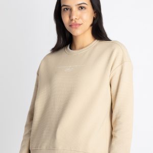 Womens Solid Lightweight Sweatshirt