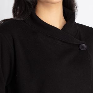 Womens Solid Round Neck Sweater