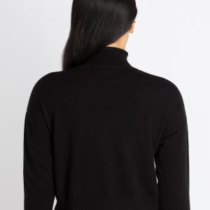Womens Solid Turtle Neck Sweater