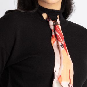 Womens Solid Turtle Neck Sweater