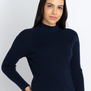 Womens Solid Turtle Neck Sweater