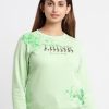 Status Quo Women'S Printed Round Neck Sweatshirt
