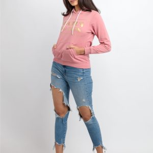 Status Quo Women'S Printed Hooded Sweatshirt