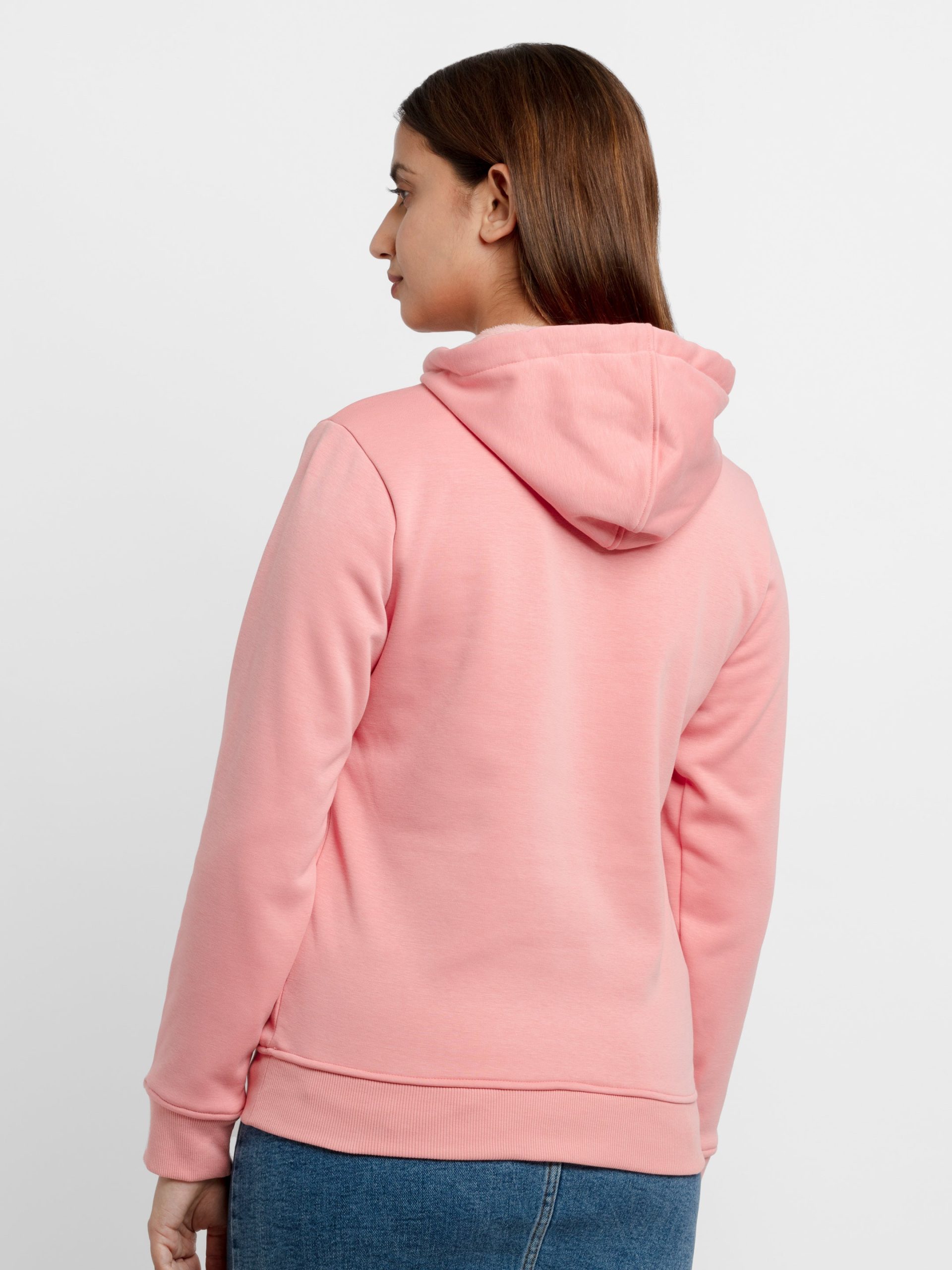 Womens Printed Round Neck Sweatshirt