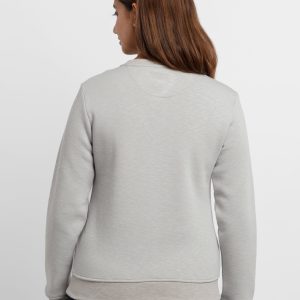 Womens Printed Round Neck Sweatshirt