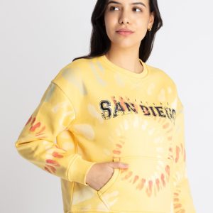 Womens All Over Printed Sweatshirt