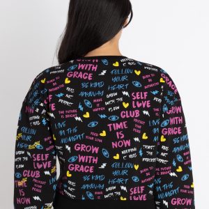 Womens All Over Printed Sweatshirt