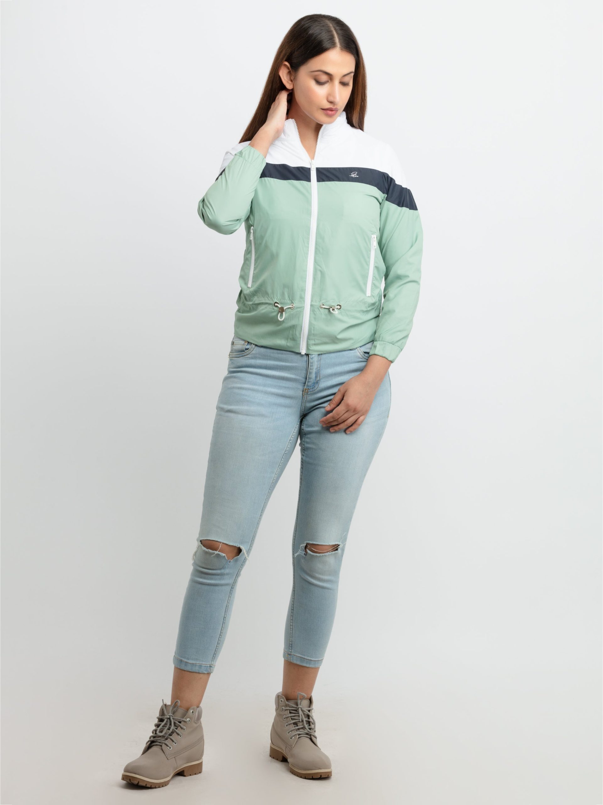 Status Quo Womens Quilted High Neck Jacket