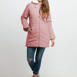 Status Quo Womens Quilted Hooded Jacket