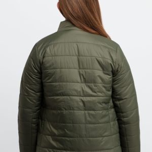 Womens Quilted Reversible High Neck Jacket