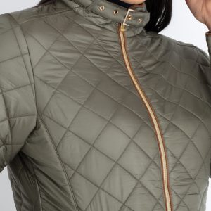 Status Quo Womens Quilted High Neck Jacket