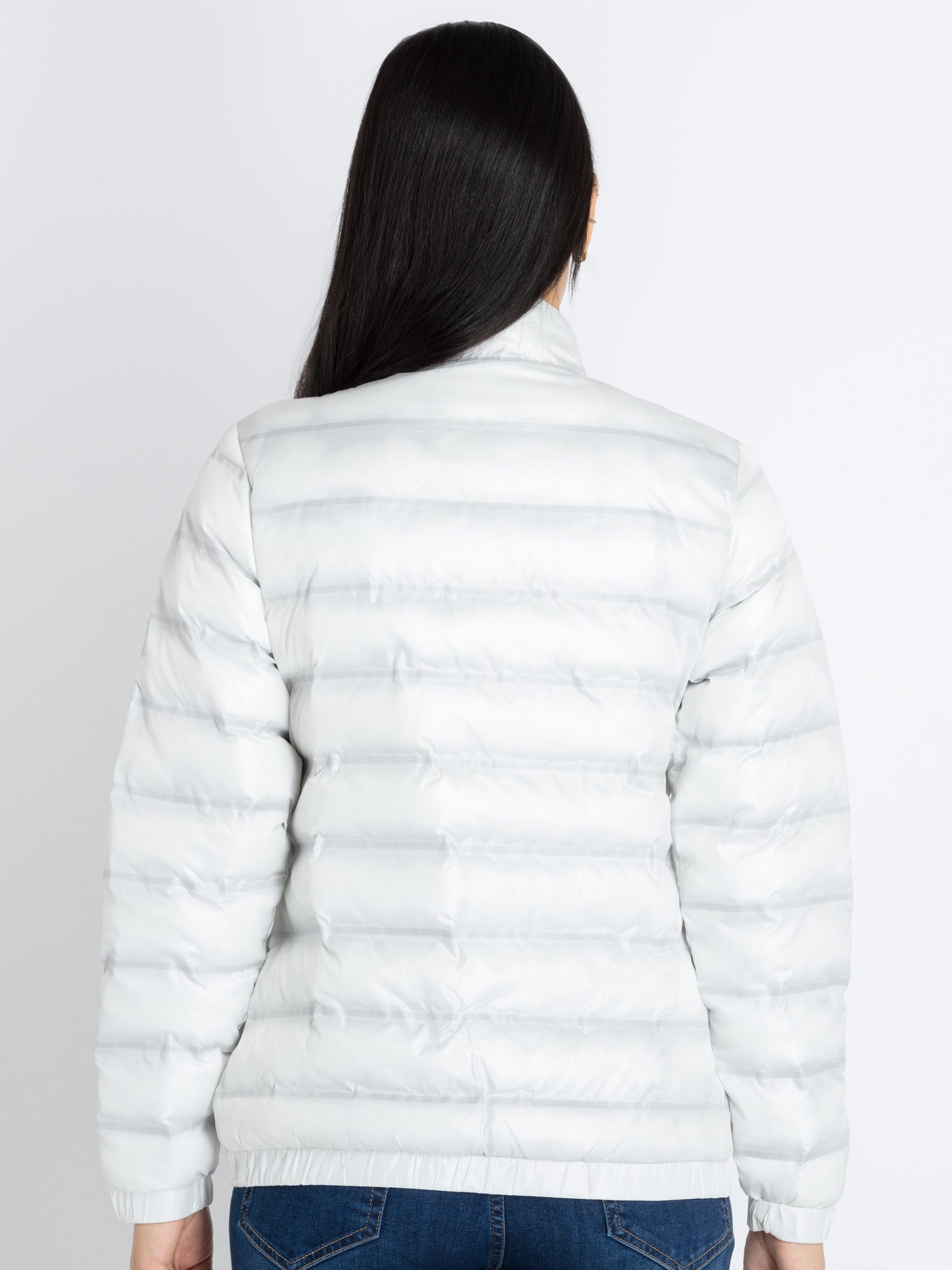 Status Quo Womens Quilted High Neck Puffer Jacket