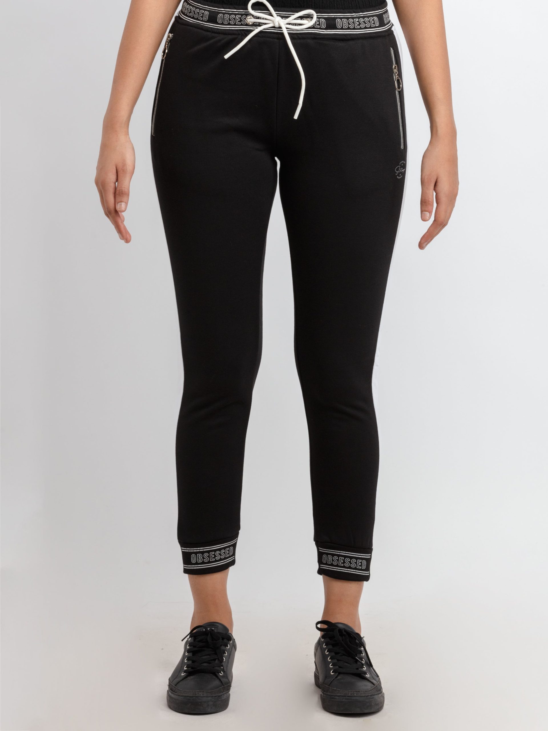 Status Quo Women'S Ankle Length Solid Joggers