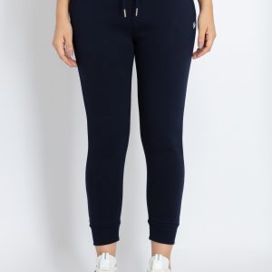 Womens Solid Regular Fit Joggers
