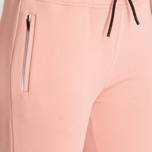Womens Popcorn Textured Joggers