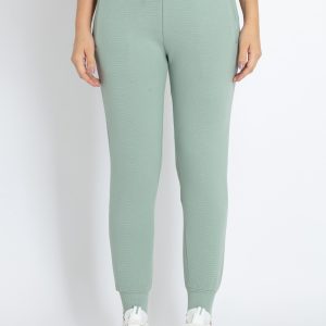 Womens Popcorn Textured Joggers