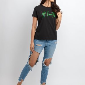 Status Quo Women'S Printed Round Neck T-Shirt