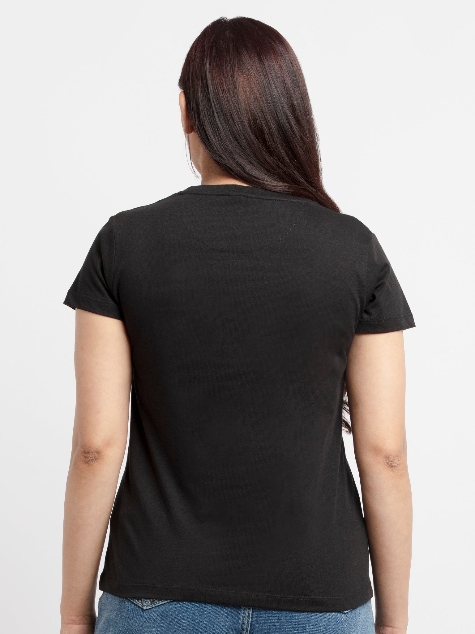 Status Quo Women Printed Round Neck T-Shirt
