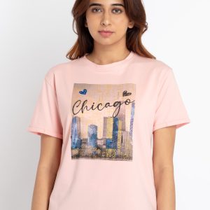 Status Quo Womens Printed Round Neck T-Shirt